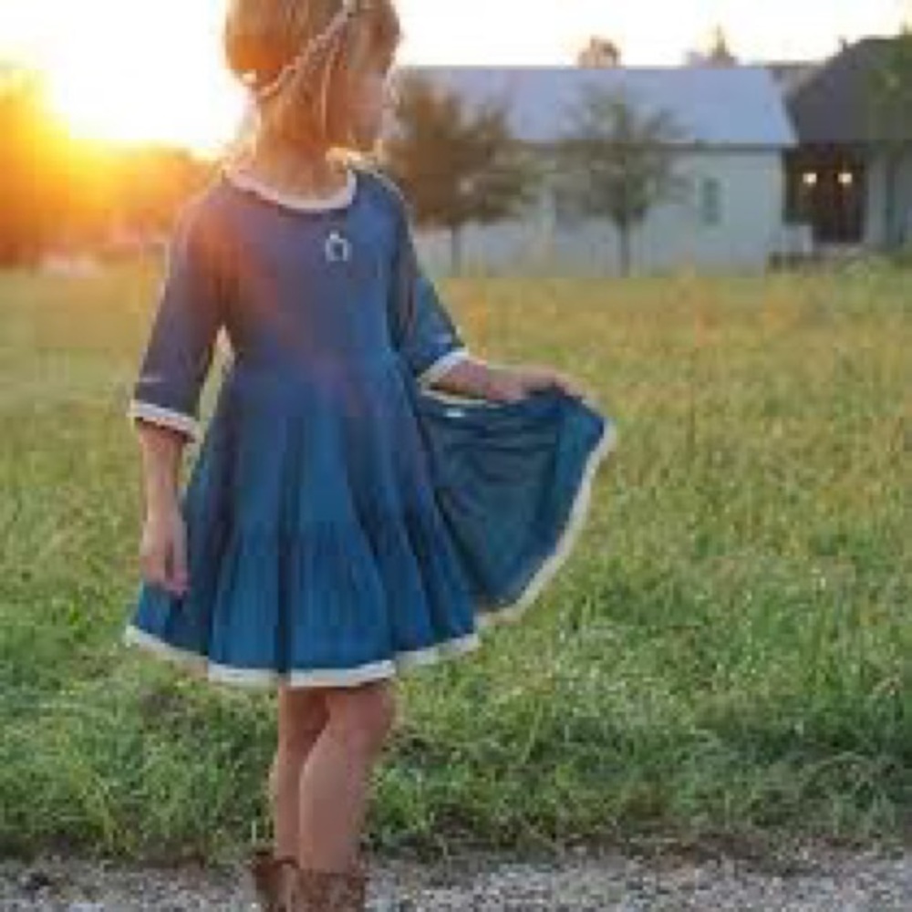 Well Dressed Wolf Peacock Emily Dress - 24 months